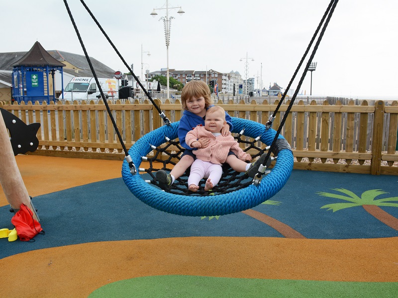 Play time is in full swing on Bognor Regis seafront!