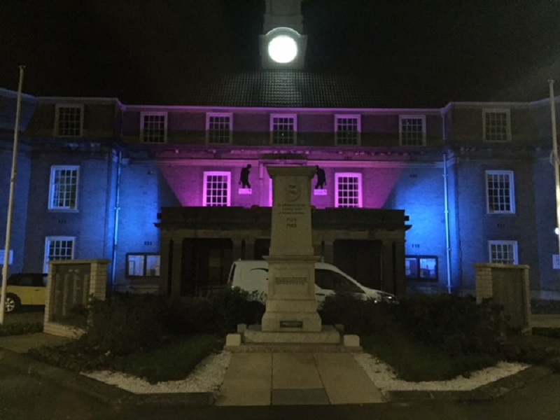 Arun District Council is turning pink and blue for Baby Loss Awareness Week 2018