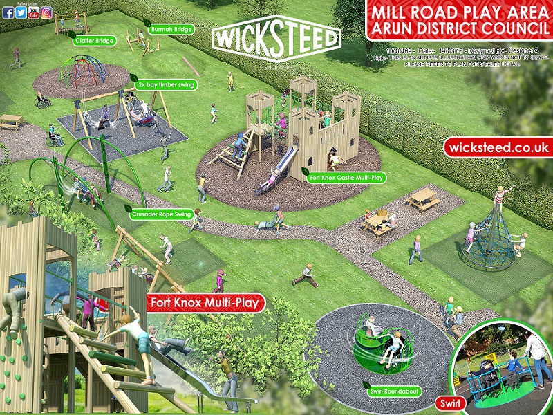 Arundel’s Mill Road play area to be transformed into Fort Knox!