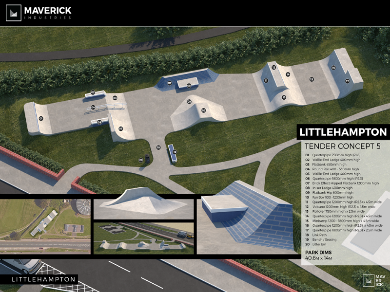 New design for Littlehampton Skate Park