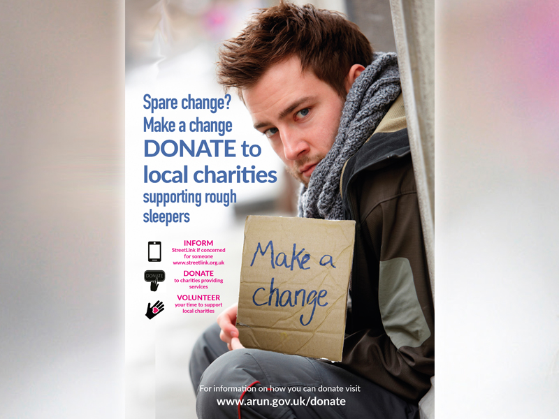 Help the homeless with the ‘Spare change – Make a Change’ campaign