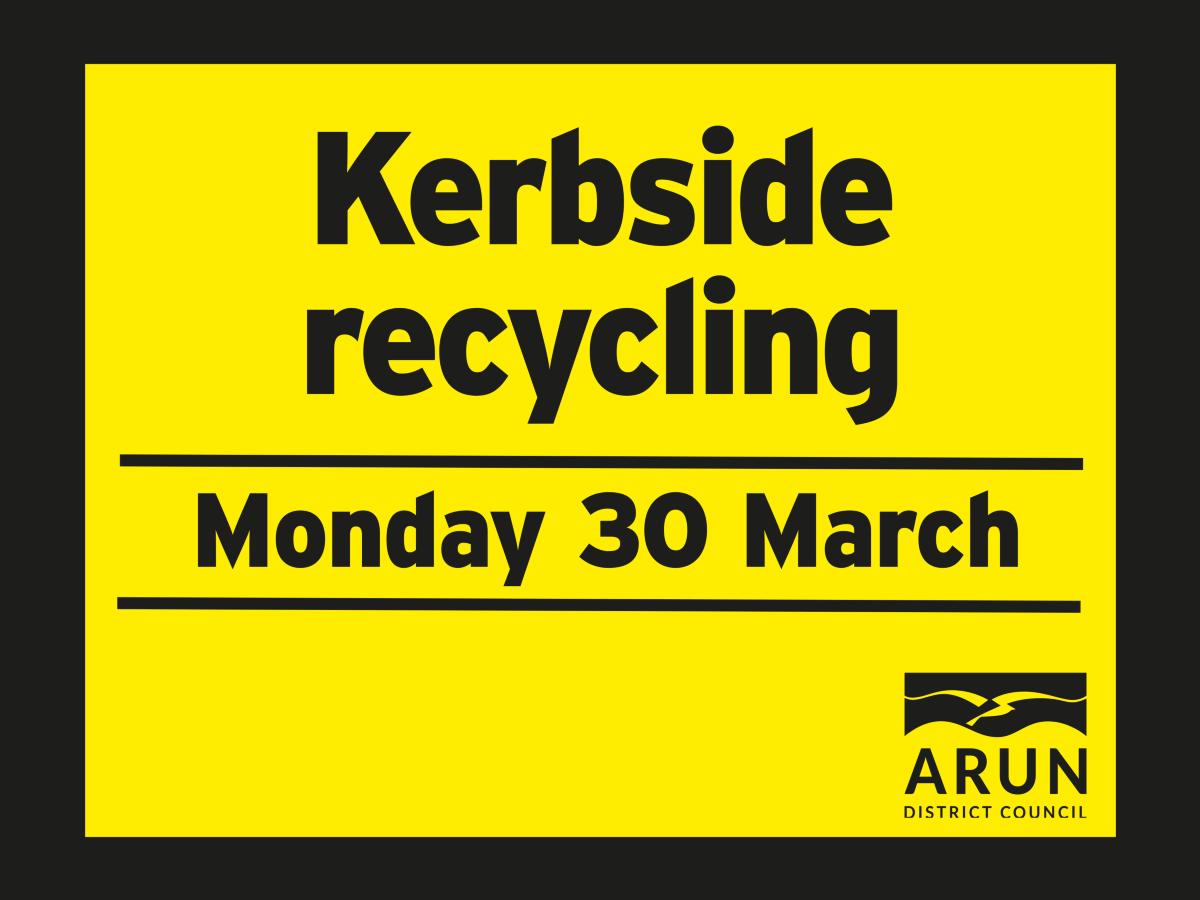 Kerbside recycling 30/03/20