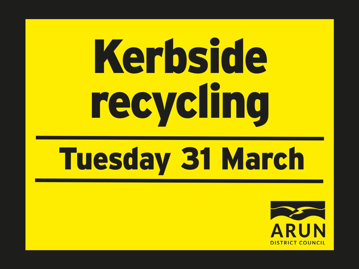 Kerbside recycling 31/03/20