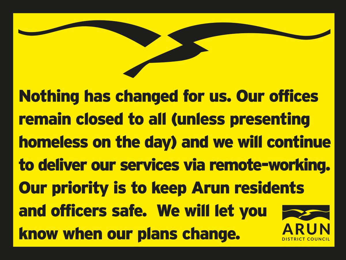 Our offices remain closed...