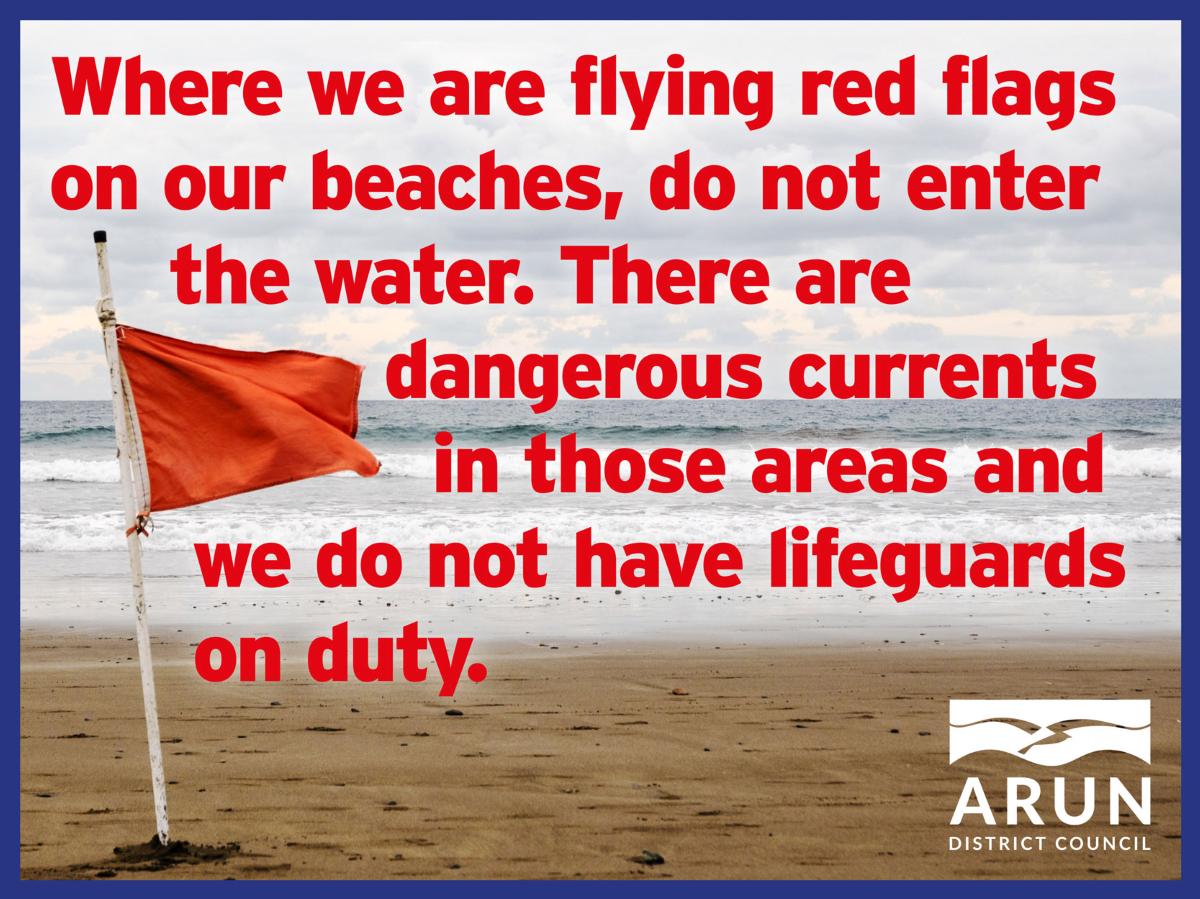 URGENT NOTICE Reg flags on our beaches