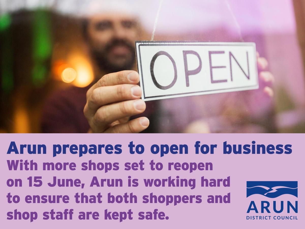 Arun prepares to open for business