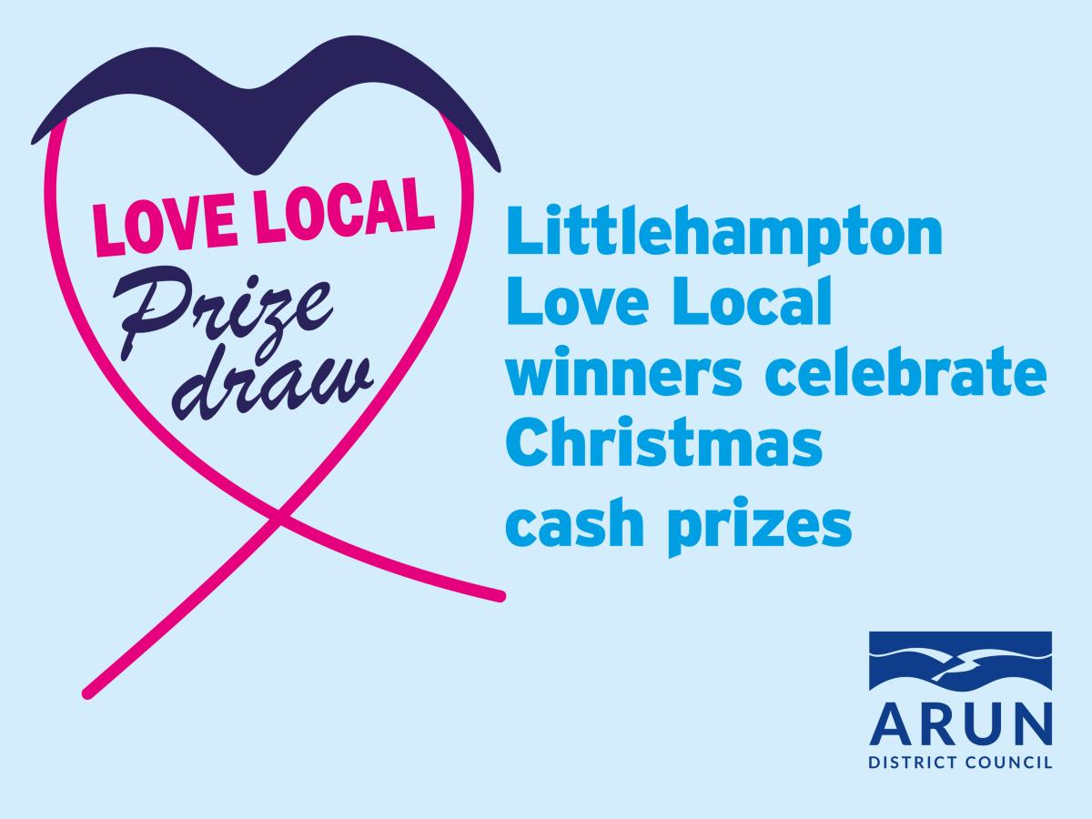 Littlehampton Love Local winners celebrate Christmas cash prizes