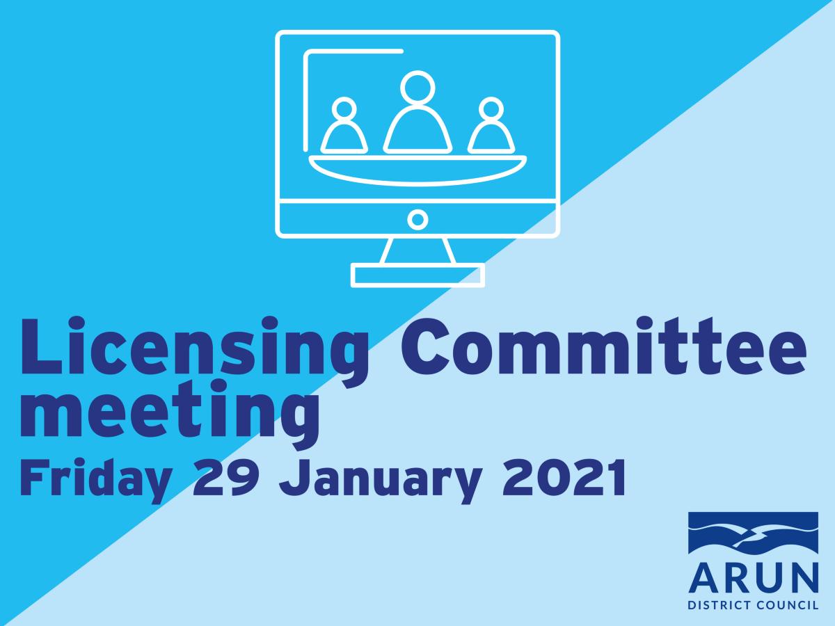 Licensing Committee meeting 29.01.21