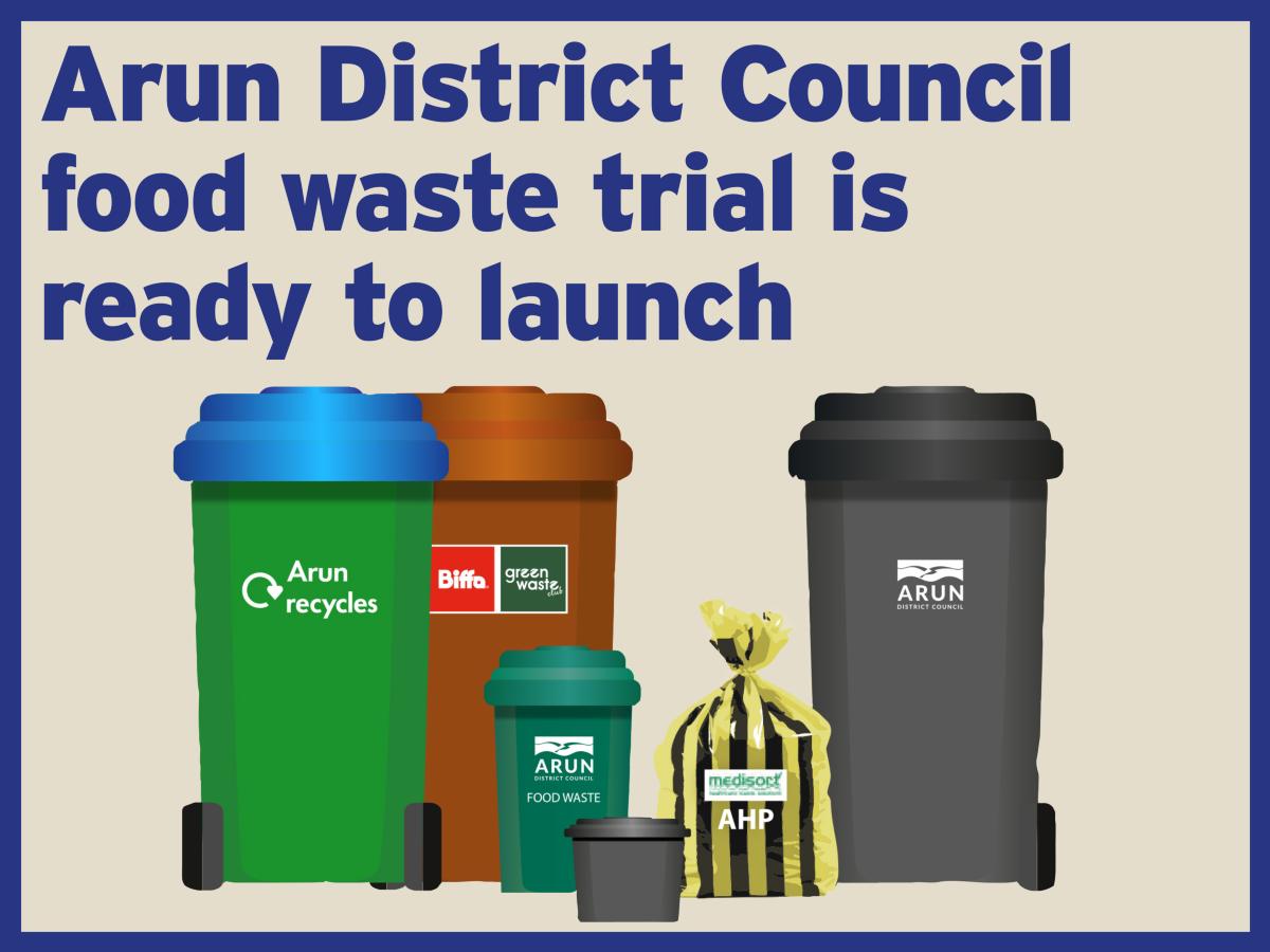 Arun District Council food waste trial is ready to launch