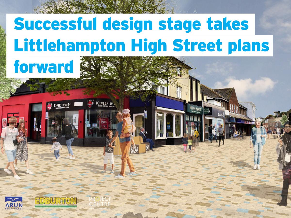 Successful design stage takes Littlehampton High Street plans forward