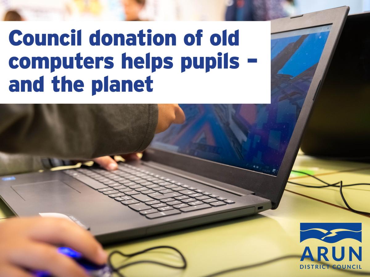 Council donation of old computers helps pupils – and the planet